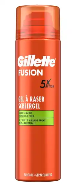 De Online Drogist Gillette fusion scheergel amandelolie aanbieding