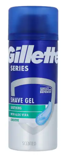 De Online Drogist Gillette series scheergel sensitive aanbieding