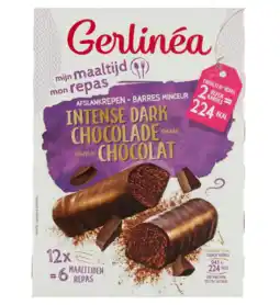 De Online Drogist Gerlinéa maaltijdreep intense dark chocolade aanbieding