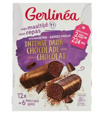 De Online Drogist Gerlinéa maaltijdreep intense dark chocolade aanbieding