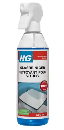 De Online Drogist Hg woonkamer glas & spiegelreiniger aanbieding