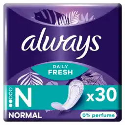 De Online Drogist Always daily fresh normal inlegkruisjes aanbieding