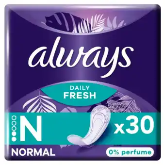 De Online Drogist Always daily fresh normal inlegkruisjes aanbieding