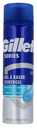 De Online Drogist Gillette series scheergel verkoelend gevoelige huid - met eucalyptus aanbieding
