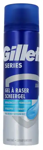 De Online Drogist Gillette series scheergel verkoelend gevoelige huid - met eucalyptus aanbieding
