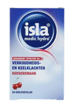 De Online Drogist Isla medic hydro+ keelpastilles aanbieding