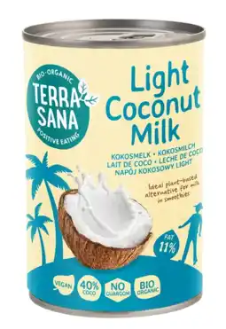 De Online Drogist Terrasana kokosmelk 11% light aanbieding