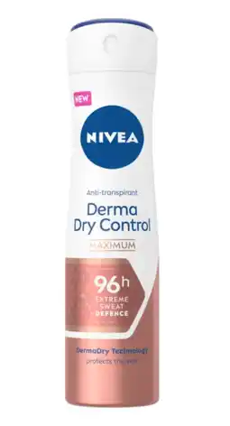 De Online Drogist Nivea derma dry control anti-transpirant spray aanbieding