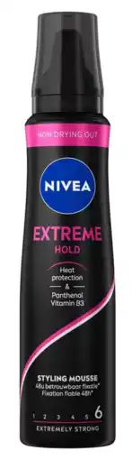 De Online Drogist Nivea extreme hold styling mousse aanbieding