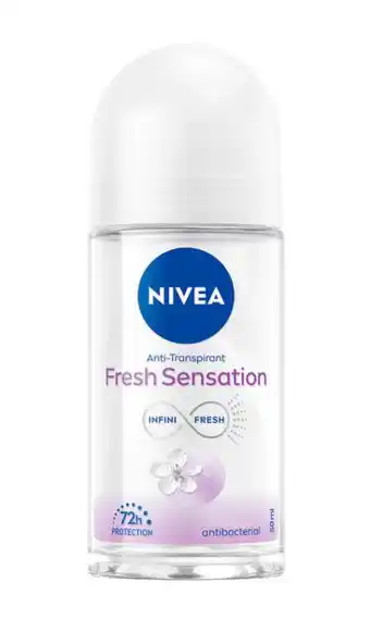 De Online Drogist Nivea fresh sensation antbacterial deoroller aanbieding