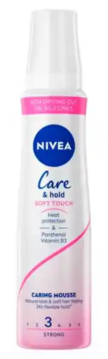 De Online Drogist Nivea care & hold soft touch caring mousse aanbieding