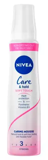 De Online Drogist Nivea care & hold soft touch caring mousse aanbieding