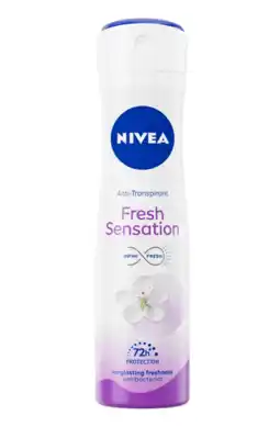 De Online Drogist Nivea fresh sensation anti-transpirant spray aanbieding