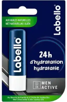 De Online Drogist Labello active men lippenbalsem spf15 aanbieding