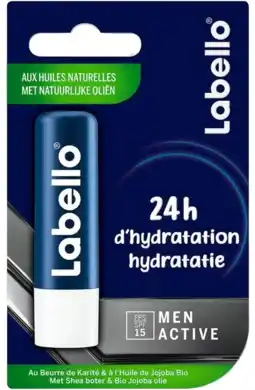 De Online Drogist Labello active men lippenbalsem spf15 aanbieding