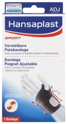 De Online Drogist Hansaplast sport verstelbare polsbandage neopreen aanbieding
