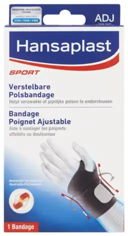 De Online Drogist Hansaplast sport verstelbare polsbandage neopreen aanbieding