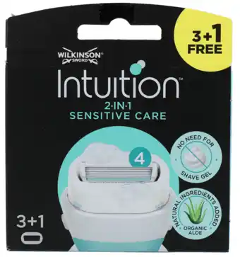 De Online Drogist Wilkinson intuition sensitive care mesjes aanbieding