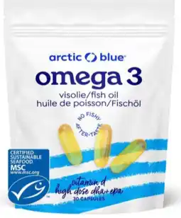 De Online Drogist Arctic blue omega 3 visolie met vitamine d - high dose aanbieding