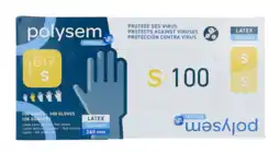De Online Drogist Polysem latex handschoenen maat s aanbieding
