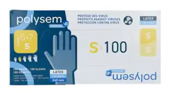 De Online Drogist Polysem latex handschoenen maat s aanbieding