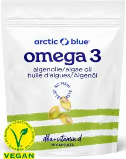 De Online Drogist Arctic blue omega-3 algenolie dha - met vitamine d aanbieding