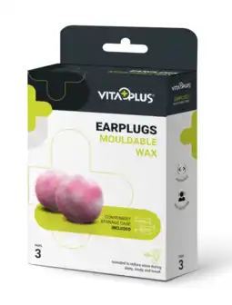De Online Drogist Vitaplus earplugs mouldable wax aanbieding
