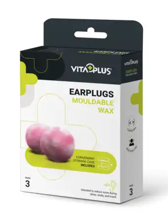 De Online Drogist Vitaplus earplugs mouldable wax aanbieding