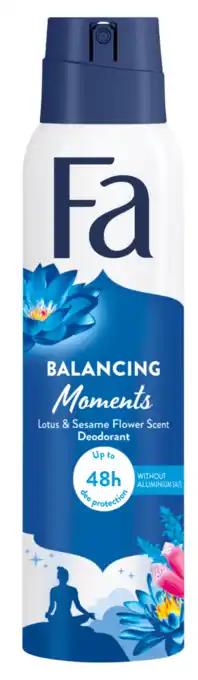 De Online Drogist Fa balancing moments lotus & sesame flower deodorant aanbieding