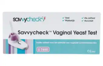 De Online Drogist Savvycheck vaginal yeast test aanbieding