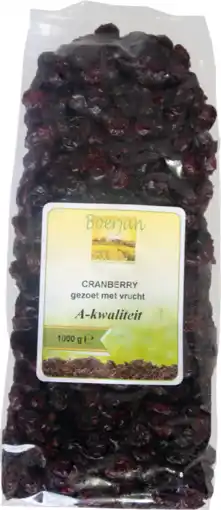 De Online Drogist Boerjan cranberry aanbieding