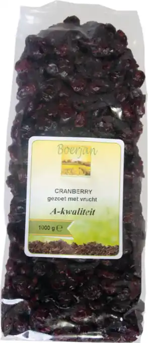 De Online Drogist Boerjan cranberry aanbieding