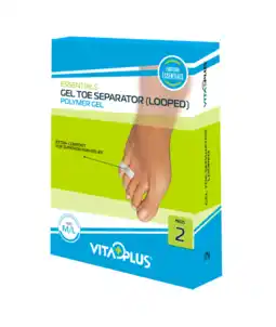 De Online Drogist Vitaplus essentials gel toe separator (looped) maat m/l aanbieding