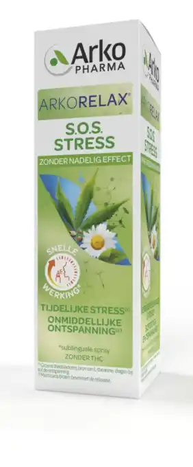 De Online Drogist Arkopharma arkorelax s.o.s stress spray aanbieding