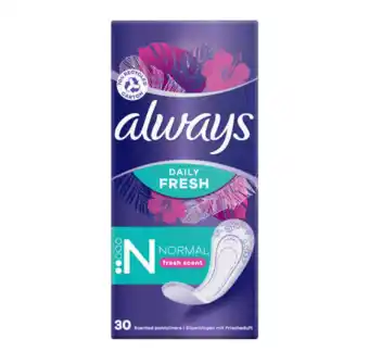 De Online Drogist Always daily fresh inlegkruisjes normaal aanbieding