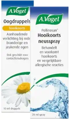De Online Drogist A.vogel pollinosan hooikoorts oogdruppels 10ml + neusspray 20ml combiverpakking aanbieding