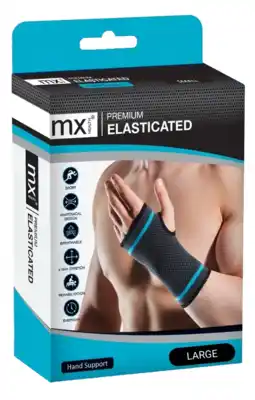De Online Drogist Mx health premium elasticated hand support l aanbieding