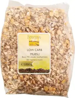 De Online Drogist Boerjan muesli low carb aanbieding