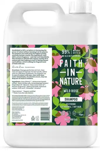 De Online Drogist Faith in nature wildrose shampoo aanbieding