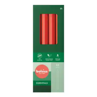 De Online Drogist Bolsius dinerkaarsen delicate red 230/20 aanbieding