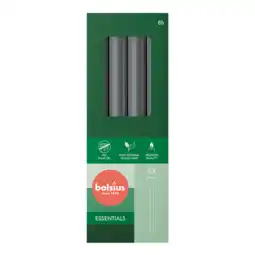 De Online Drogist Bolsius dinerkaars stormy grey 230/20 aanbieding