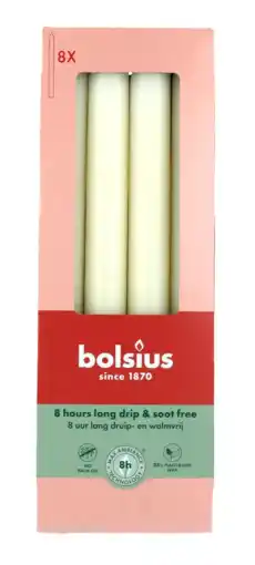 De Online Drogist Bolsius dinerkaarsen soft pearl 230/20 aanbieding