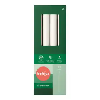 De Online Drogist Bolsius dinerkaarsen cloudy white 230/20 aanbieding