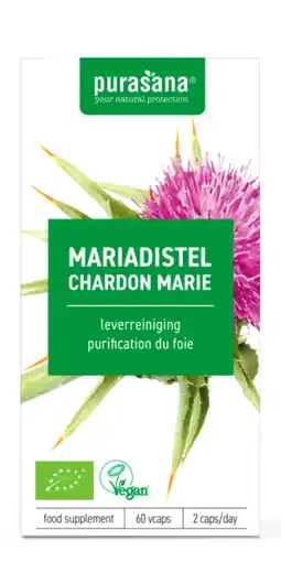 De Online Drogist Purasana mariadistel capsules aanbieding