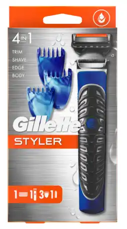 De Online Drogist Gillet styler 4-in-1 scheermesje aanbieding