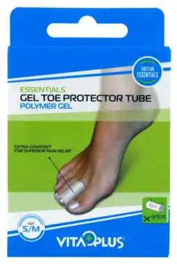 De Online Drogist Vitaplus essentials gel toe protector tube maat s/m aanbieding