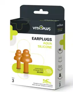 De Online Drogist Vitaplus earplugs aqua silicone aanbieding