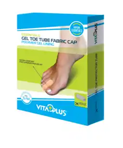 De Online Drogist Vitaplus essentials gel toe tube fabric cap maat s/m aanbieding
