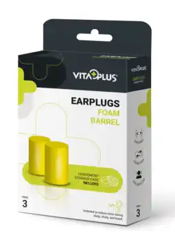 De Online Drogist Vitaplus earplugs foam barrel aanbieding