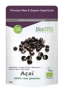 De Online Drogist Biotona açaí 100% raw powder aanbieding